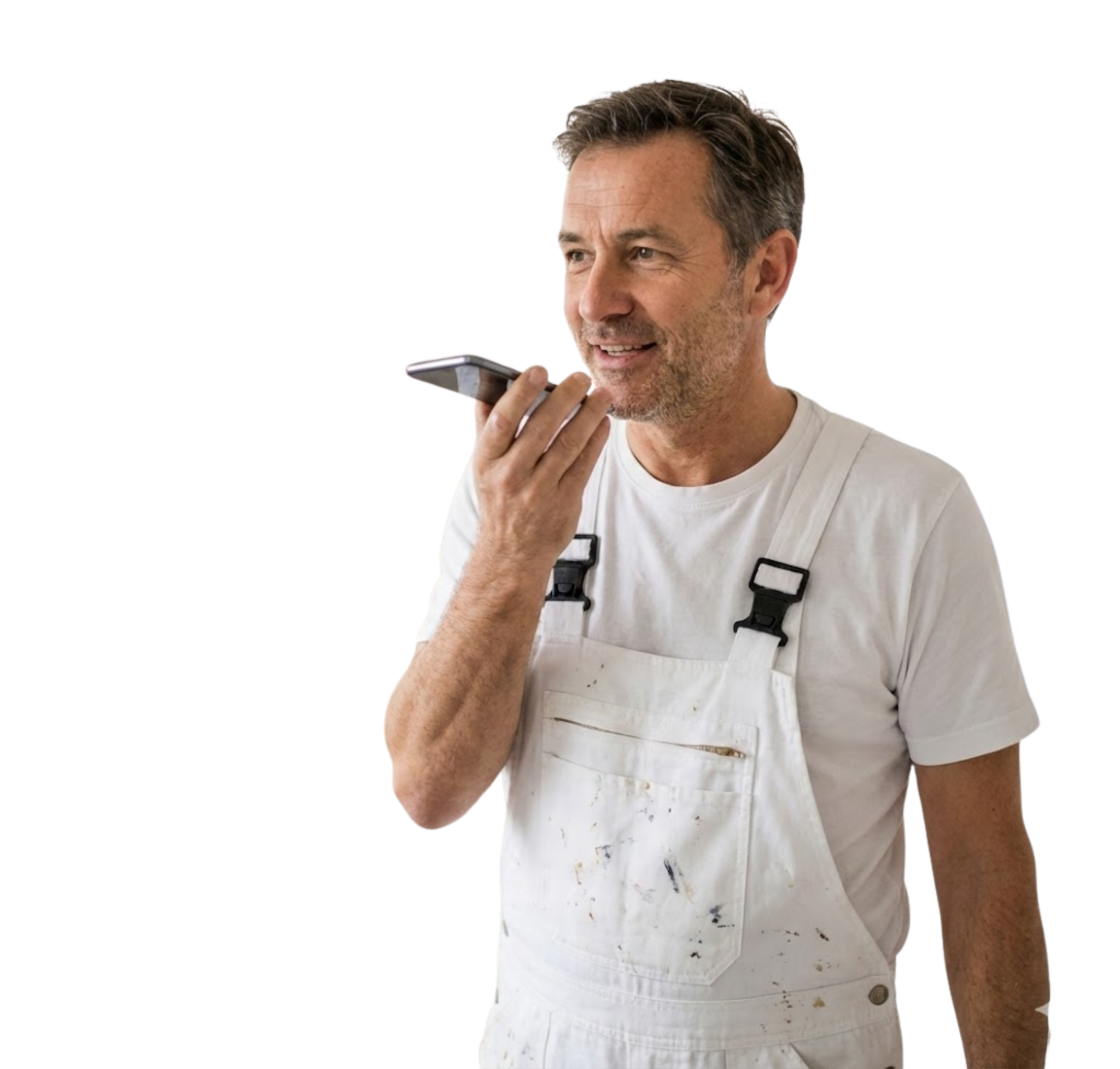 Maler spricht Angebot ein